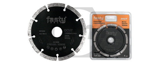 DCU-7 Алмазный диск, сегмент 7 мм 