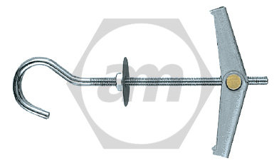MF-H Складной пружинный анкер с крюком (оцинкованная сталь) 