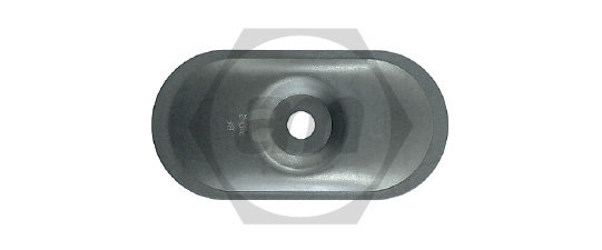 DVP Шайба плоская для крепления изоляции, овальная (оцинкованная сталь) 